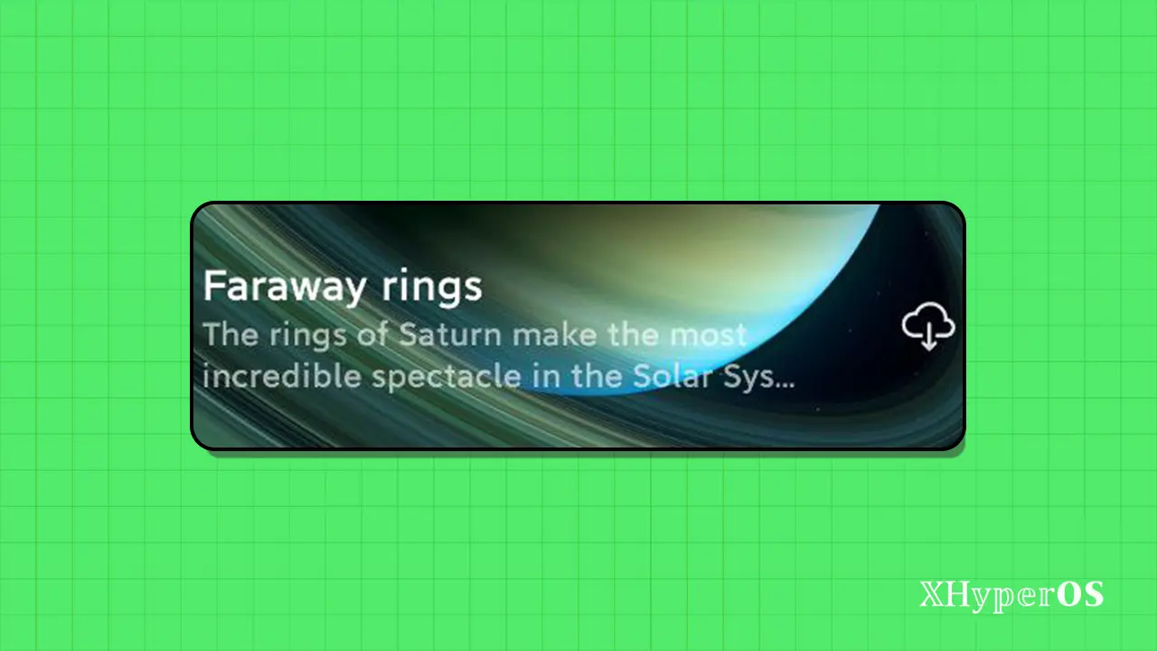 Faraway Rings Super Wallpaper