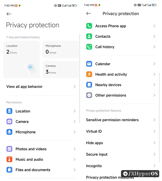 20+ Hidden Xiaomi HyperOS Features 13 HyperOS Privacy Protection