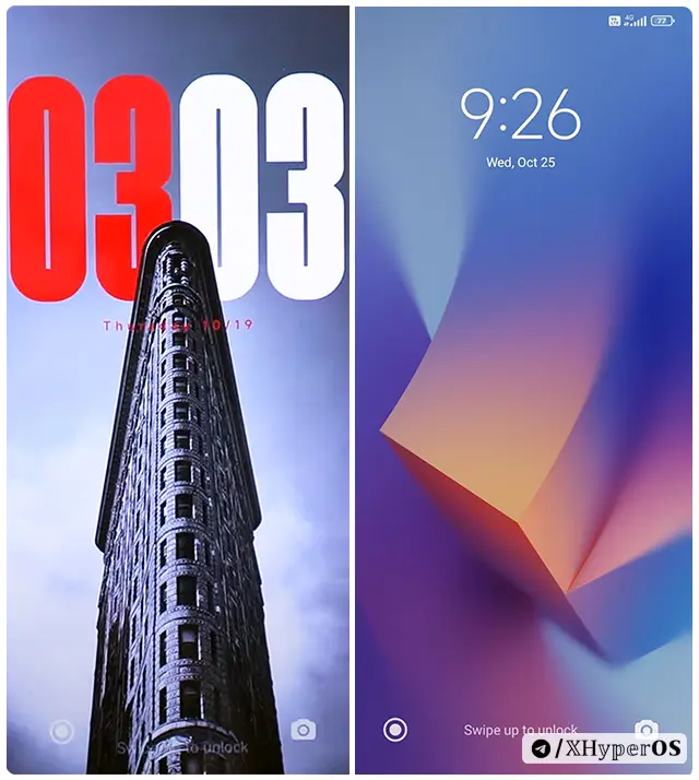 HyperOS vs MIUI: Everything Xiaomi Users Need to Know 2 HyperOS vs MIUI Lock Screen