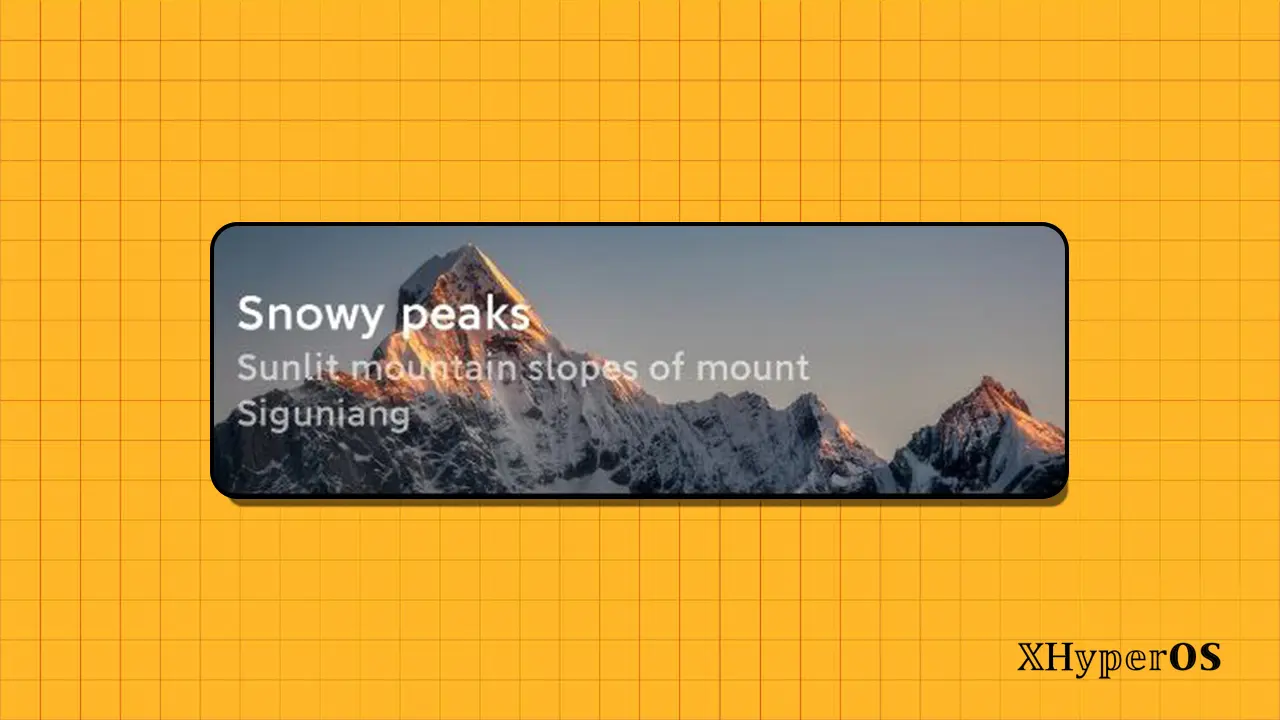 Snowy Peaks Super Wallpaper