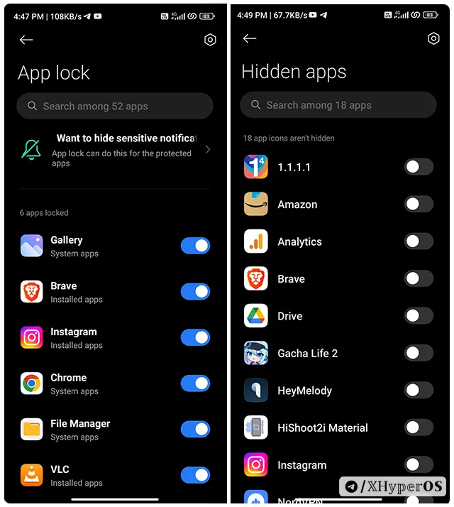 Xiaomi HyperOS Security Apk: Features and Download Latest Version 4 App Lock and Hidden Apps - HyperOS Security Features