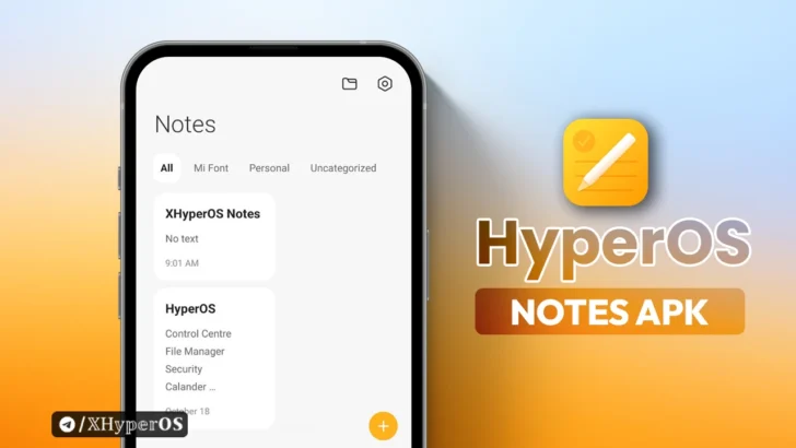HyperOS Notes Apks