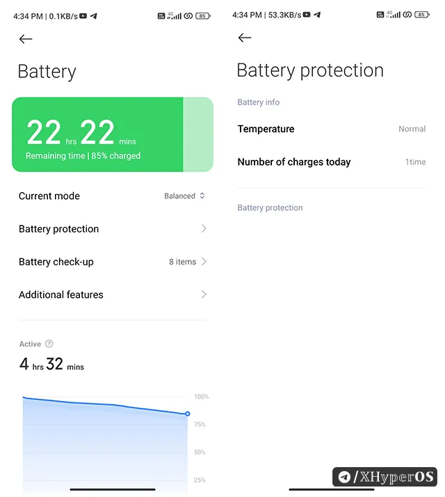 How to Check HyperOS Battery Cycle Count on Xiaomi Devices 2 HyperOS Number of Charges today features