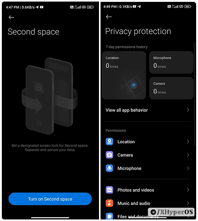 Xiaomi HyperOS Security Apk: Features and Download Latest Version 6 Second Space and Privacy Protection - HyperOS Security Features