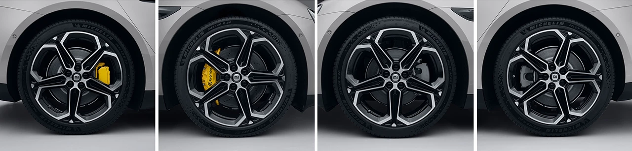 First Xiaomi Car Unveiled with HyperOS: Exclusive First Look and Features 9 Wheel Design of Xiaomi cars