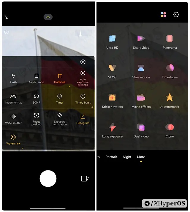 Download Latest HyperOS Camera Apk on Xiaomi 3 Xiaomi HyperOS Camera apk features screenshot 2