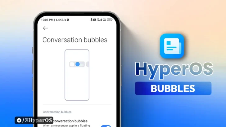 How to Enable HyperOS Bubble Notification