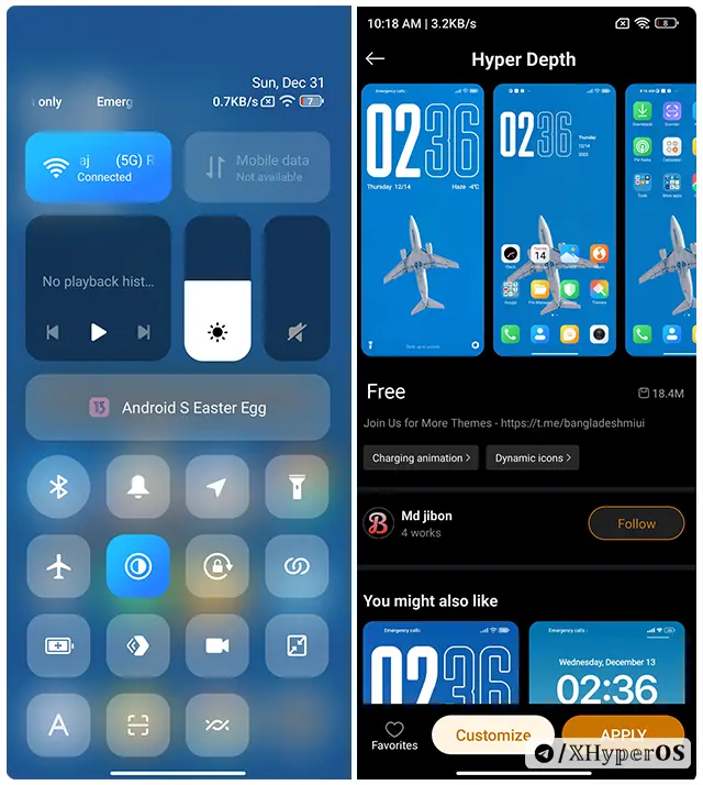 Download Best HyperOS Themes Including Hyper Depth MIUI Theme 3 Hyper Depth HyperOS Theme IMG 2