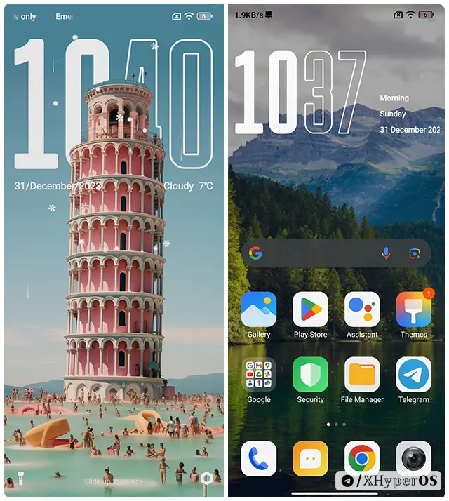 Download Best HyperOS Themes Including Hyper Depth MIUI Theme 6 Hyper Lor HyperOS Theme IMG 1