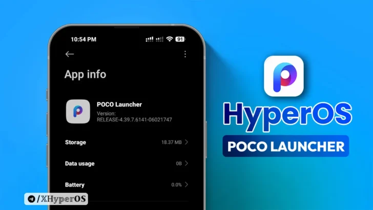 HyperOS POCO Launcher apk download