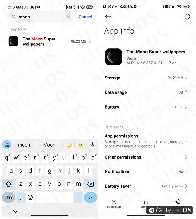 Xiaomi HyperOS Moon Super Wallpaper Apk is Now Available 5 Uninstall Moon Super Wallpaper